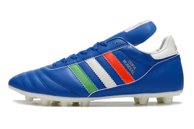Adidas Copa Mundial FG Firm Ground Soccer Cleats - Blue/Green/White/Red