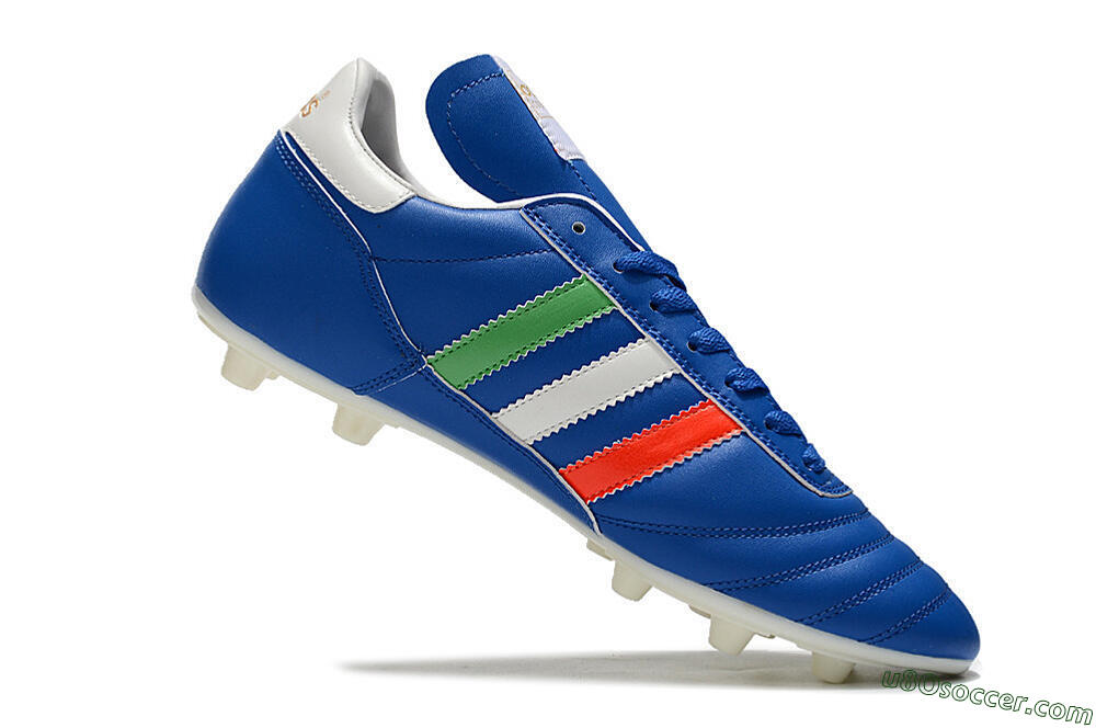 Adidas Copa Mundial FG Firm Ground Soccer Cleats - Blue/Green/White/Red 4
