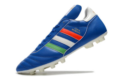 Adidas Copa Mundial FG Firm Ground Soccer Cleats - Blue/Green/White/Red
