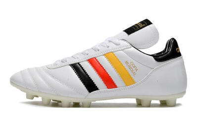 Adidas Copa Mundial FG Firm Ground Soccer Cleats - White/Black/Red/Yellow