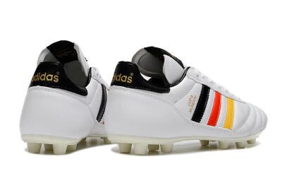 Adidas Copa Mundial FG Firm Ground Soccer Cleats - White/Black/Red/Yellow