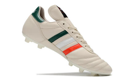 Adidas Copa Mundial FG Firm Ground Soccer Cleats - Beige/Green/White/Red