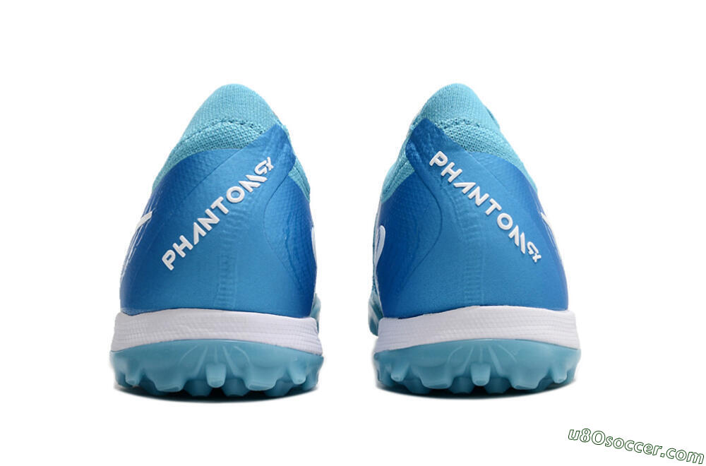 Nike Phantom Luna Elite TF Artificial Turf Soccer Shoes - Jade/White/Blue 5