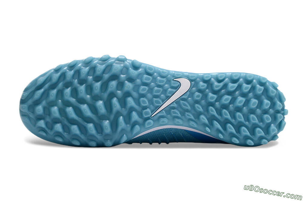 Nike Phantom Luna Elite TF Artificial Turf Soccer Shoes - Jade/White/Blue 6