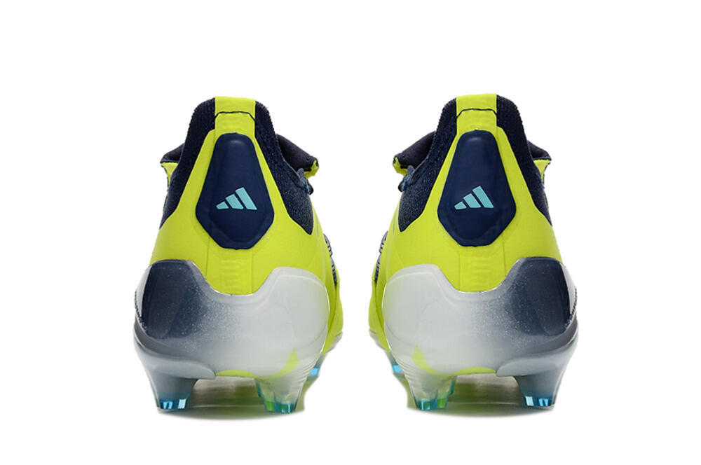 Adidas Predator Elite Foldover Tongue FG Firm Ground Soccer Cleats - Yellow/Blue/Jade 5