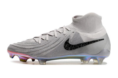 Nike Phantom Luna Elite NU FG Firm Ground Soccer Cleats - Grey/Black/Blue