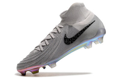 Nike Phantom Luna Elite NU FG Firm Ground Soccer Cleats - Grey/Black/Blue