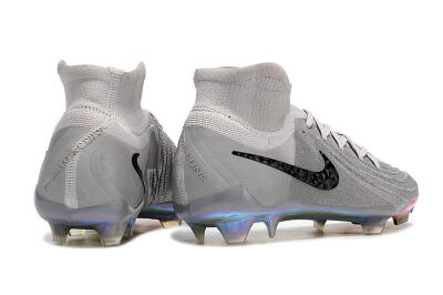 Nike Phantom Luna Elite NU FG Firm Ground Soccer Cleats - Grey/Black/Blue