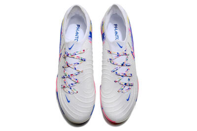 Nike Phantom GX 2 Elite TF Artificial Turf Soccer Shoes - White/Blue/Pink/Yellow
