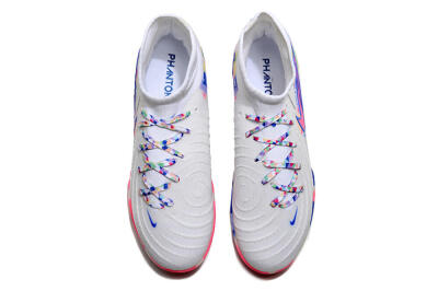 Nike Phantom Luna 2 Elite TF Artificial Turf Soccer Shoes - White/Pink/Blue