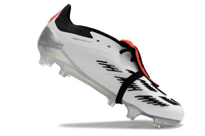 Adidas Predator Elite Foldover Tongue FG Firm Ground Soccer Cleats - White/Black/Red