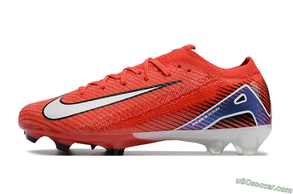 Nike Air Zoom Mercurial Vapor 16 Elite FG Firm Ground Soccer Cleats - Red/White/Blue 2