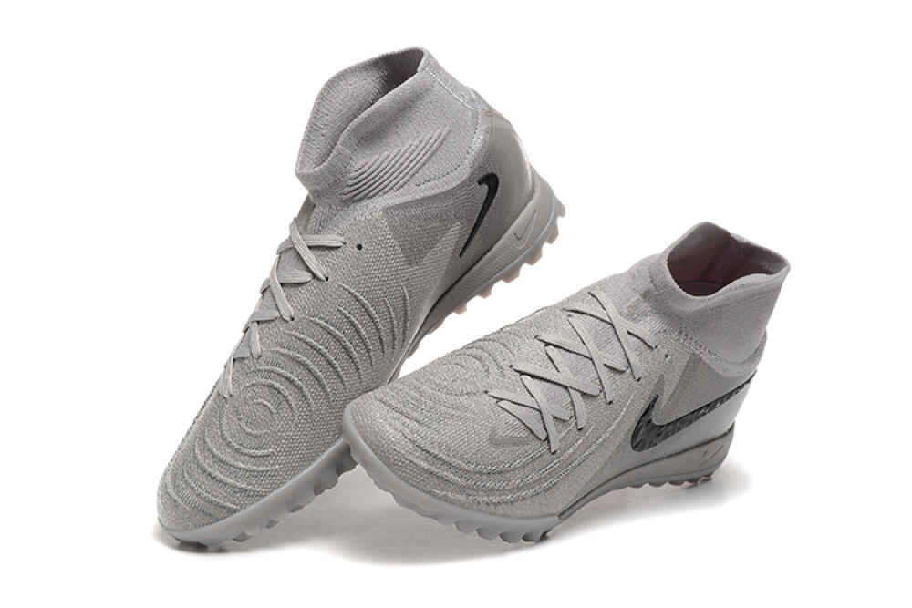 Nike Phantom Luna Elite TF Artificial Turf Soccer Shoes - Grey/Black 6