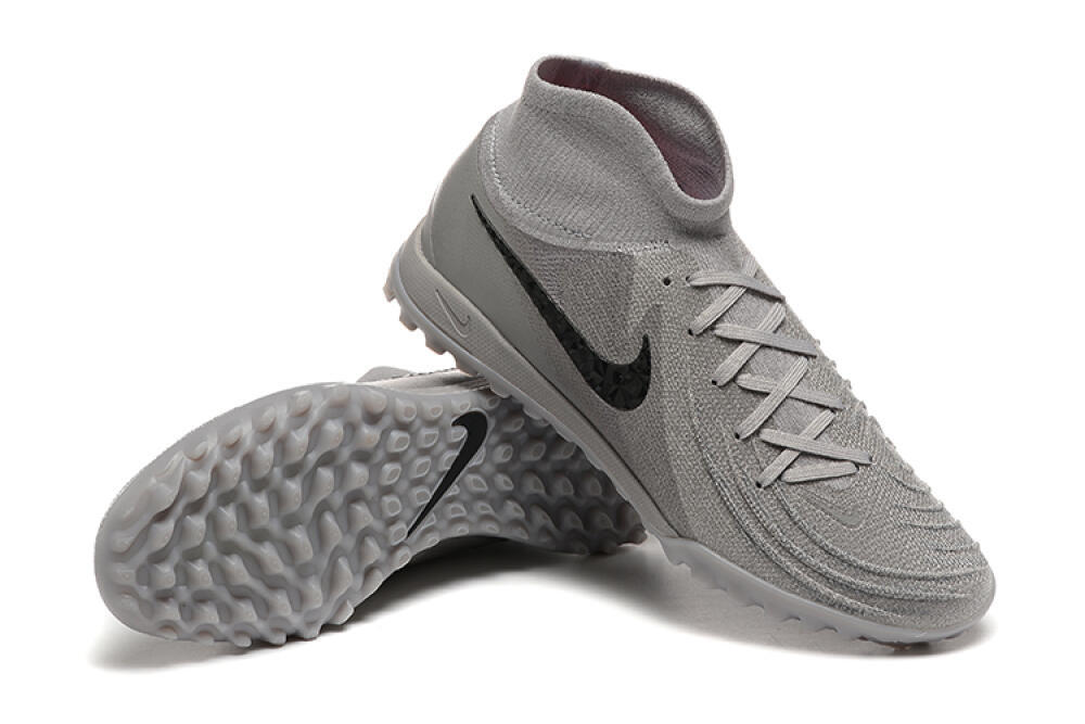Nike Phantom Luna Elite TF Artificial Turf Soccer Shoes - Grey/Black 4