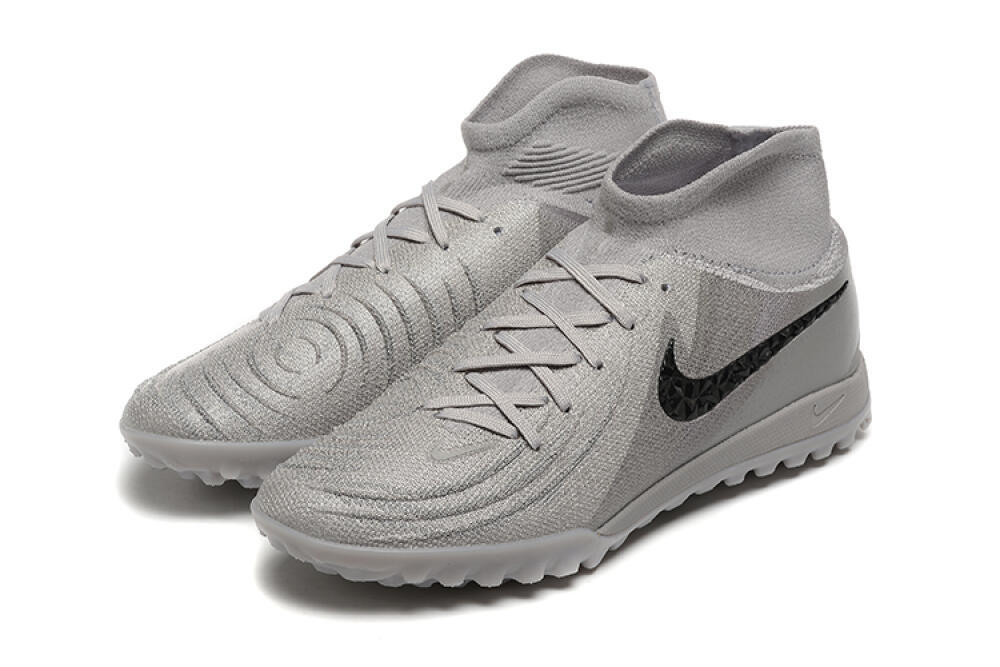 Nike Phantom Luna Elite TF Artificial Turf Soccer Shoes - Grey/Black 5