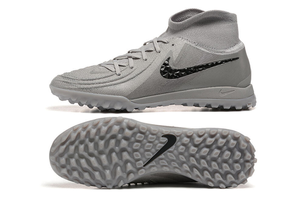 Nike Phantom Luna Elite TF Artificial Turf Soccer Shoes - Grey/Black 0
