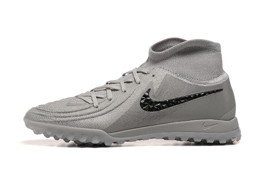 Nike Phantom Luna Elite TF Artificial Turf Soccer Shoes - Grey/Black 2