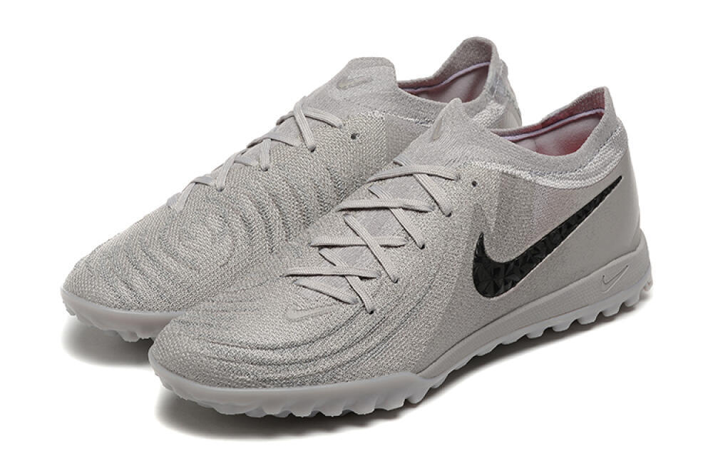 Nike Phantom Luna Elite TF Artificial Turf Soccer Shoes - Grey/Black 5