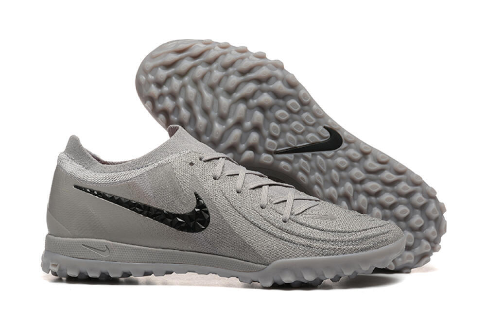 Nike Phantom Luna Elite TF Artificial Turf Soccer Shoes - Grey/Black 1