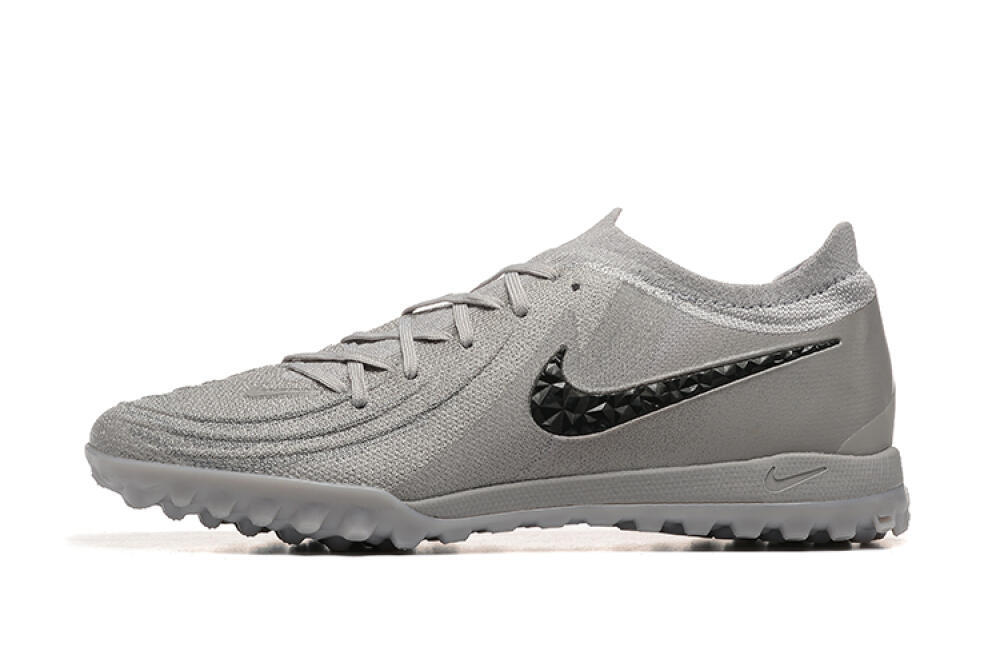 Nike Phantom Luna Elite TF Artificial Turf Soccer Shoes - Grey/Black 2