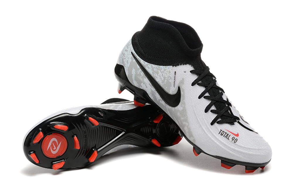 Nike Phantom Luna Elite FG Firm Ground Soccer Cleats - White/Red/Black/Grey 4