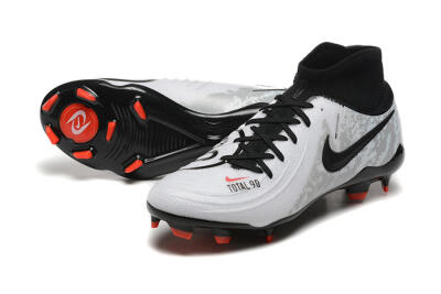 Nike Phantom Luna Elite FG Firm Ground Soccer Cleats - White/Red/Black/Grey