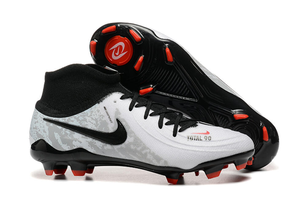 Nike Phantom Luna Elite FG Firm Ground Soccer Cleats - White/Red/Black/Grey 1