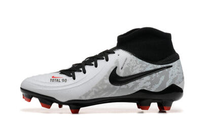 Nike Phantom Luna Elite FG Firm Ground Soccer Cleats - White/Red/Black/Grey