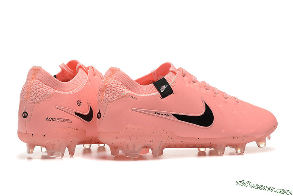 Nike Tiempo Legend 10 Elite FG Firm Ground Soccer Cleats - Pink/Black 9