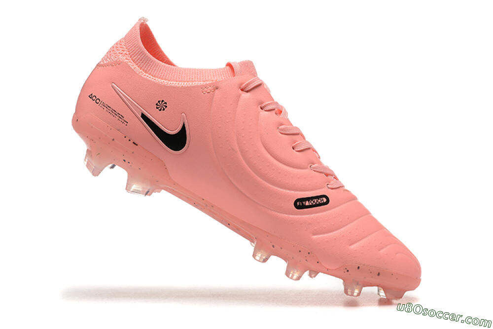Nike Tiempo Legend 10 Elite FG Firm Ground Soccer Cleats - Pink/Black 7