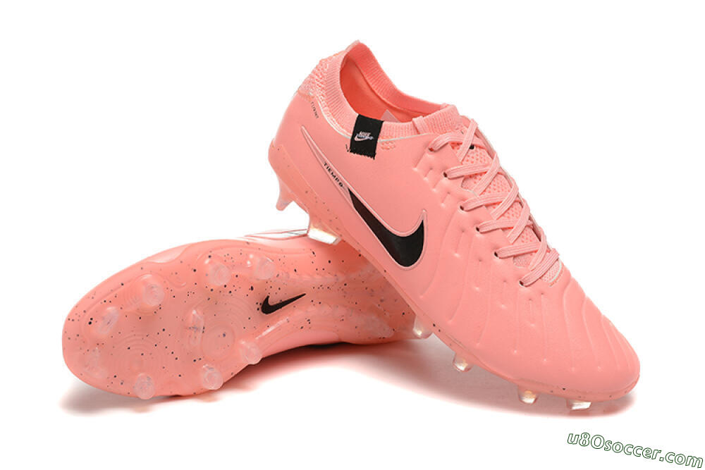 Nike Tiempo Legend 10 Elite FG Firm Ground Soccer Cleats - Pink/Black 4