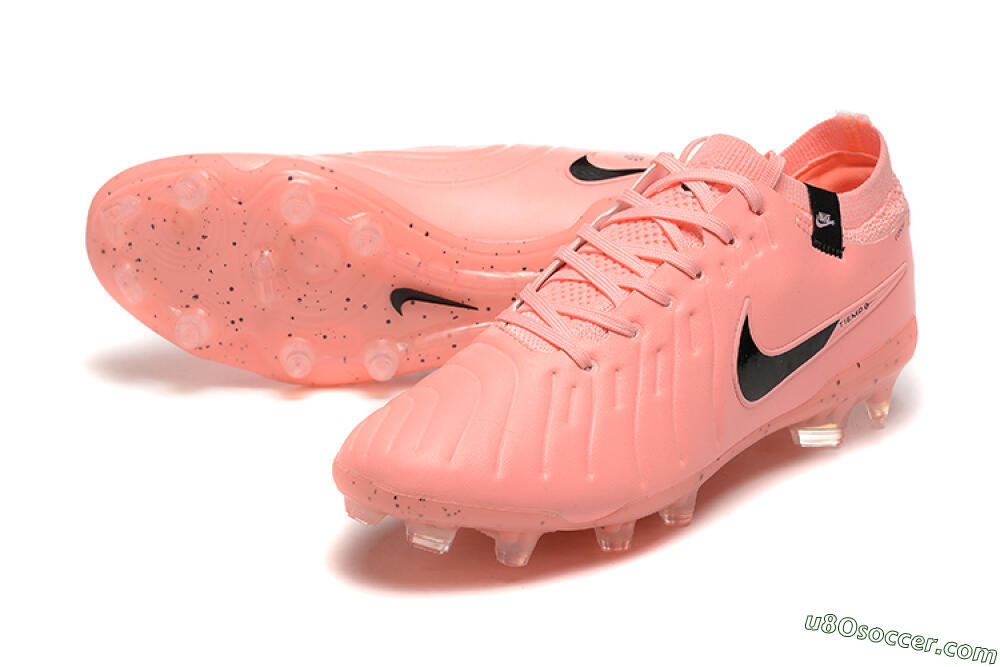 Nike Tiempo Legend 10 Elite FG Firm Ground Soccer Cleats - Pink/Black 3