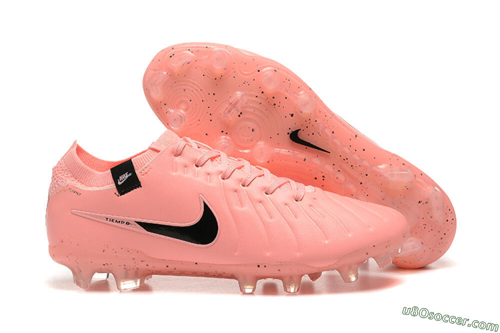 Nike Tiempo Legend 10 Elite FG Firm Ground Soccer Cleats - Pink/Black 1