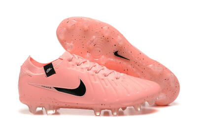 Nike Tiempo Legend 10 Elite FG Firm Ground Soccer Cleats - Pink/Black
