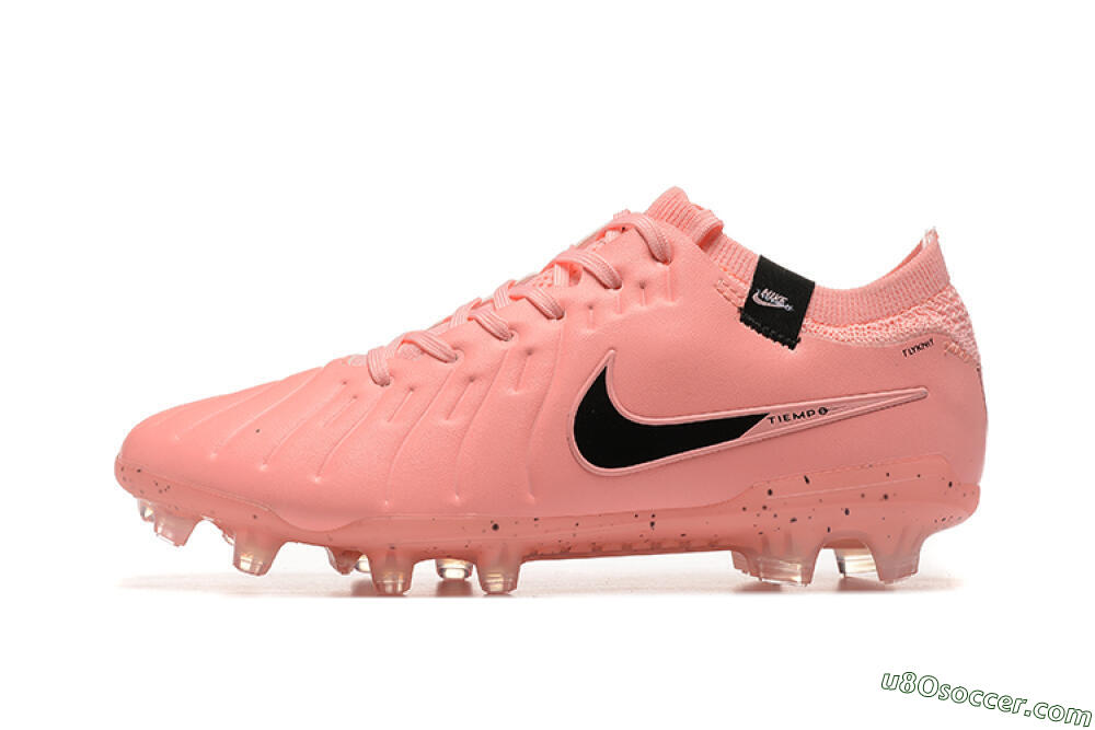 Nike Tiempo Legend 10 Elite FG Firm Ground Soccer Cleats - Pink/Black 2