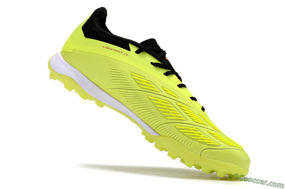 Adidas Predator Accuracy Elite TF Artificial Turf Soccer Shoes - Yellow/Black/Silver 4