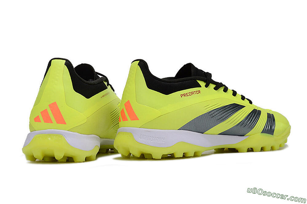 Adidas Predator Accuracy Elite TF Artificial Turf Soccer Shoes - Yellow/Black/Silver 6