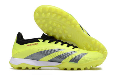Adidas Predator Accuracy Elite TF Artificial Turf Soccer Shoes - Yellow/Black/Silver