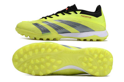 Adidas Predator Accuracy Elite TF Artificial Turf Soccer Shoes - Yellow/Black/Silver