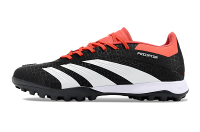 Adidas Predator 24 Elite TF Artificial Turf Soccer Shoes - Black/White/Red