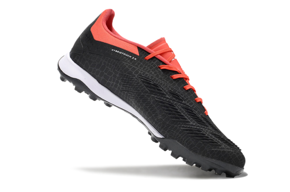 Adidas Predator 24 Elite TF Artificial Turf Soccer Shoes - Black/White/Red 4