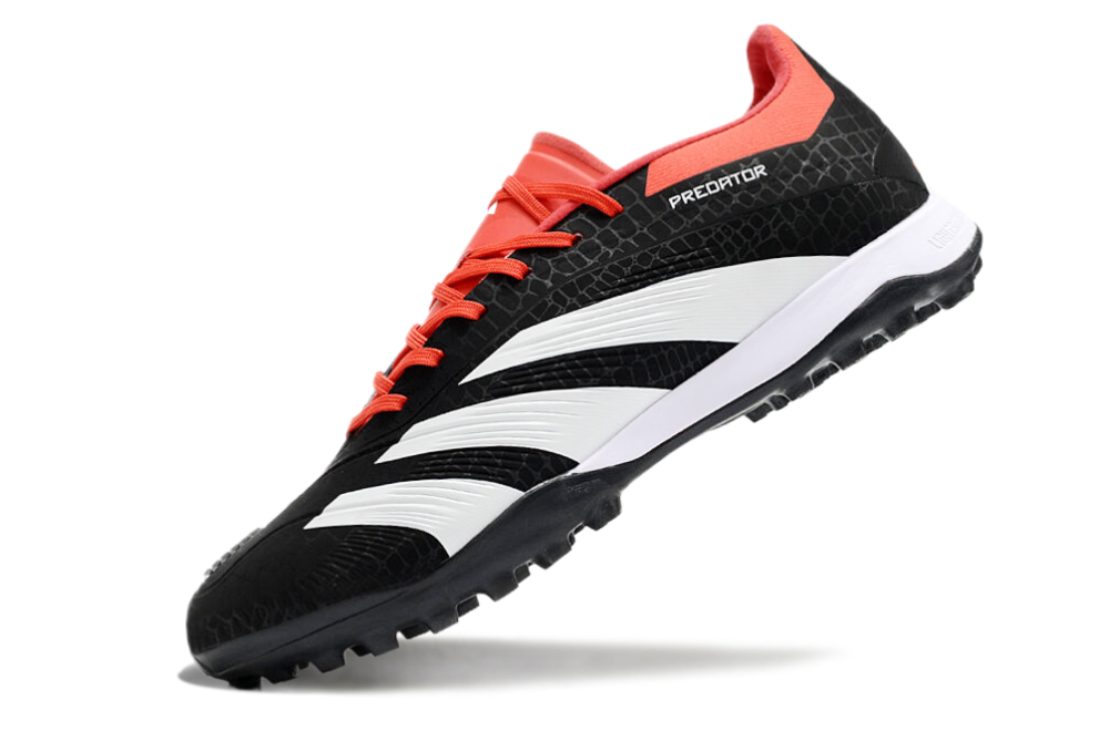 Adidas Predator 24 Elite TF Artificial Turf Soccer Shoes - Black/White/Red 5