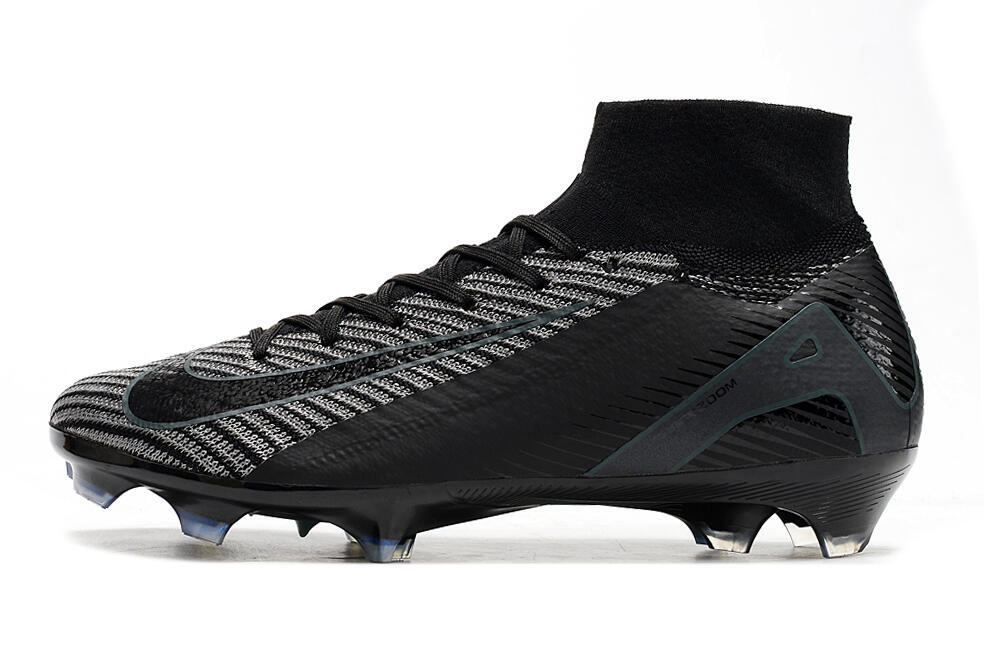 Nike Air Zoom Mercurial Superfly 10 Elite FG Firm Ground Soccer Cleats - Black/Jade/Blue 2