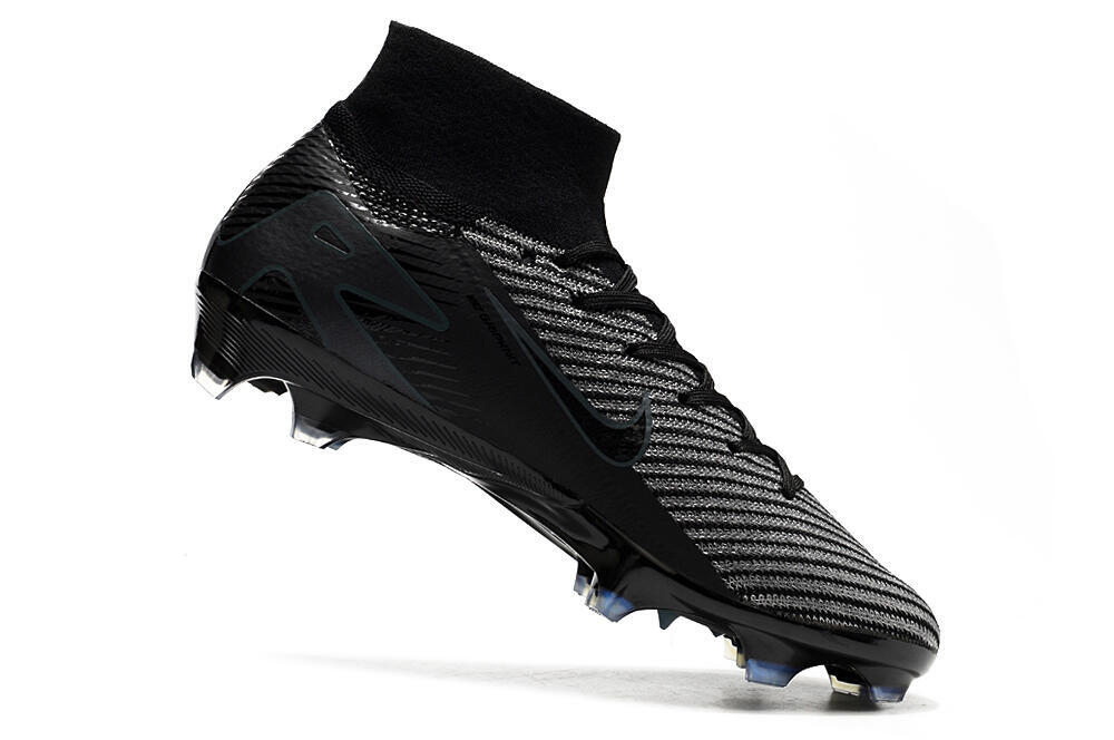 Nike Air Zoom Mercurial Superfly 10 Elite FG Firm Ground Soccer Cleats - Black/Jade/Blue 4
