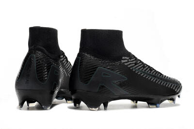 Nike Air Zoom Mercurial Superfly 10 Elite FG Firm Ground Soccer Cleats - Black/Jade/Blue