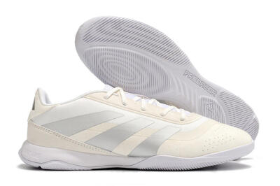 Adidas Predator 24 Elite IC Indoor & Futsal Soccer Shoes - Beige/Grey