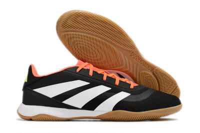 Adidas Predator 24 Elite IC Indoor & Futsal Soccer Shoes - Black/White/Red