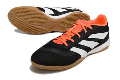 Adidas Predator 24 Elite IC Indoor & Futsal Soccer Shoes - Black/White/Red