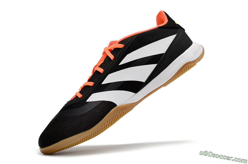 Adidas Predator 24 Elite IC Indoor & Futsal Soccer Shoes - Black/White/Red 5