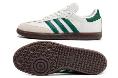 Adidas Samba Messi Indoor TF Artificial Turf Soccer Shoes - Grey/White/Green